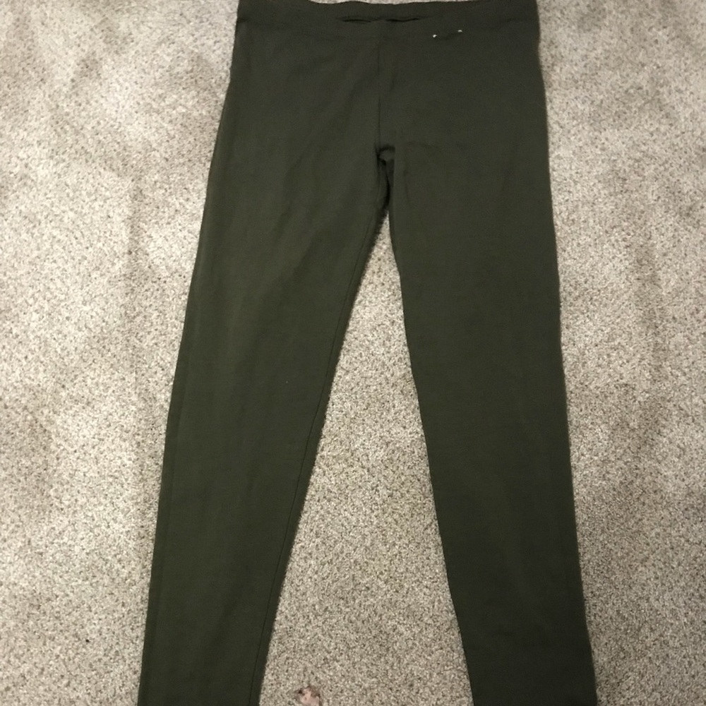 Olive green leggings